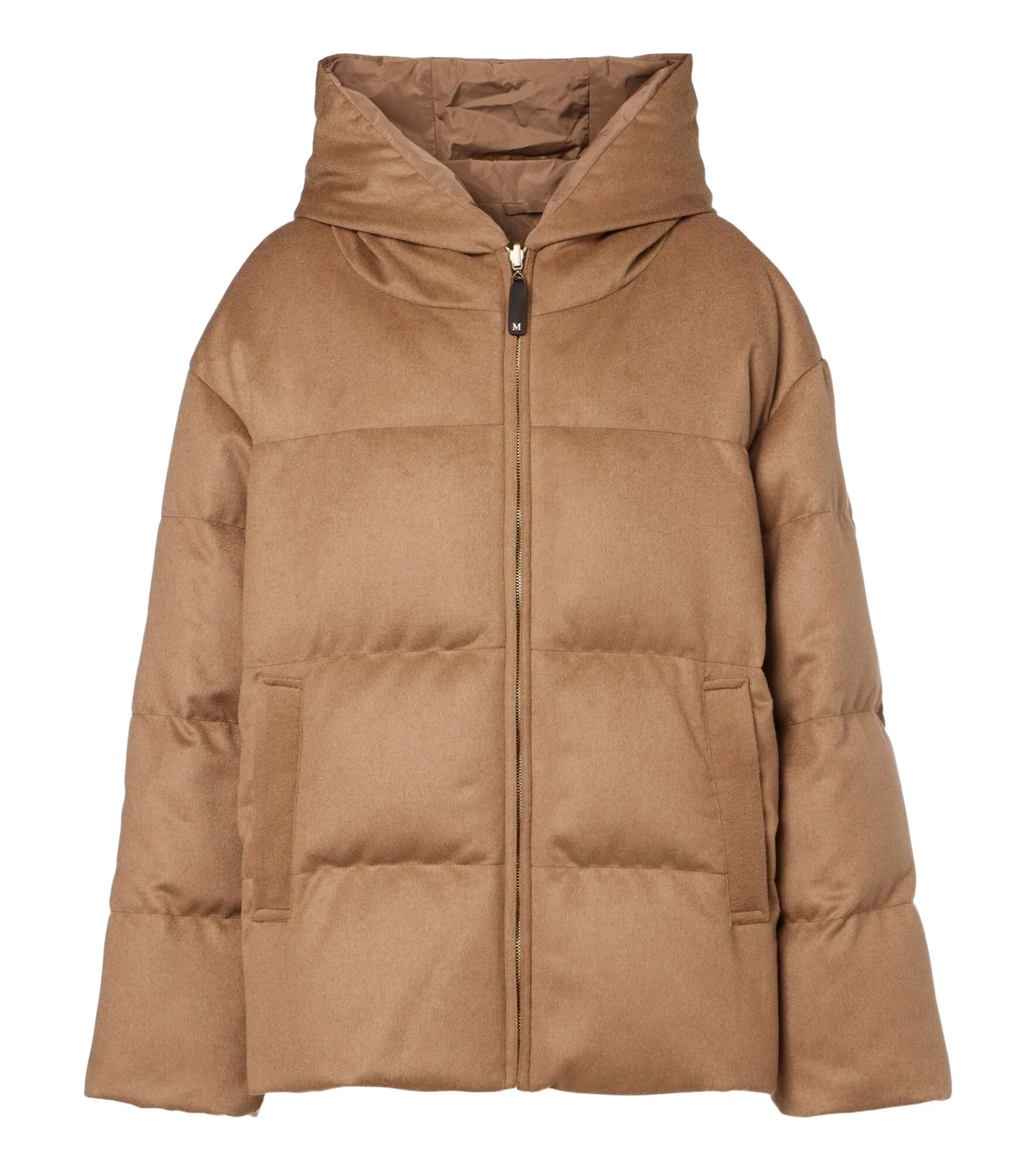 The Cube reversible camel hair puffer jacket The Cube reversible camel hair puffer jacket