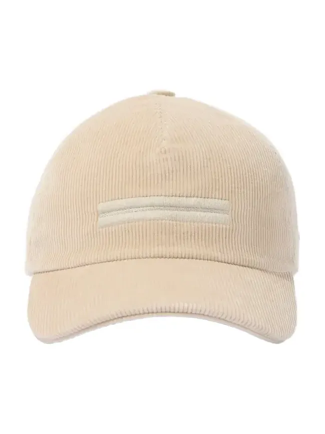 Zegna Leather-trimmed corduroy baseball cap
