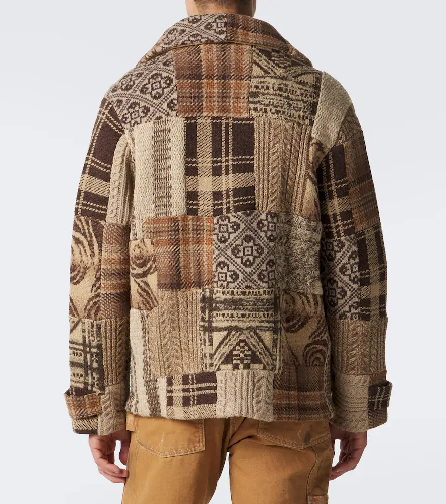 RRL Patchwork wool, linen, and silk cardigan | Thumbnail 5 RRL Patchwork wool, linen, and silk cardigan | Thumbnail 5