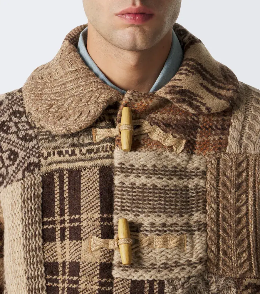 RRL Patchwork wool, linen, and silk cardigan | Thumbnail 6 RRL Patchwork wool, linen, and silk cardigan | Thumbnail 6