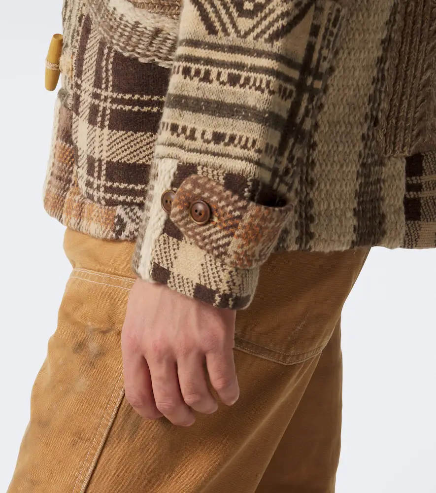 RRL Patchwork wool, linen, and silk cardigan | Thumbnail 7 RRL Patchwork wool, linen, and silk cardigan | Thumbnail 7
