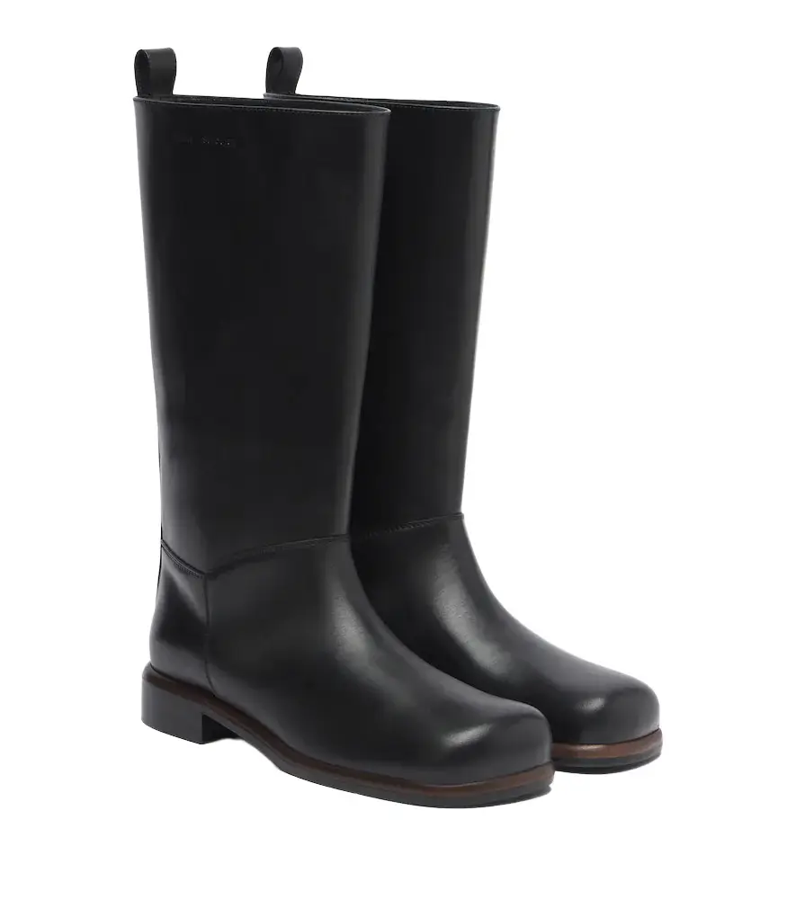 Esme leather knee-high boots Esme leather knee-high boots
