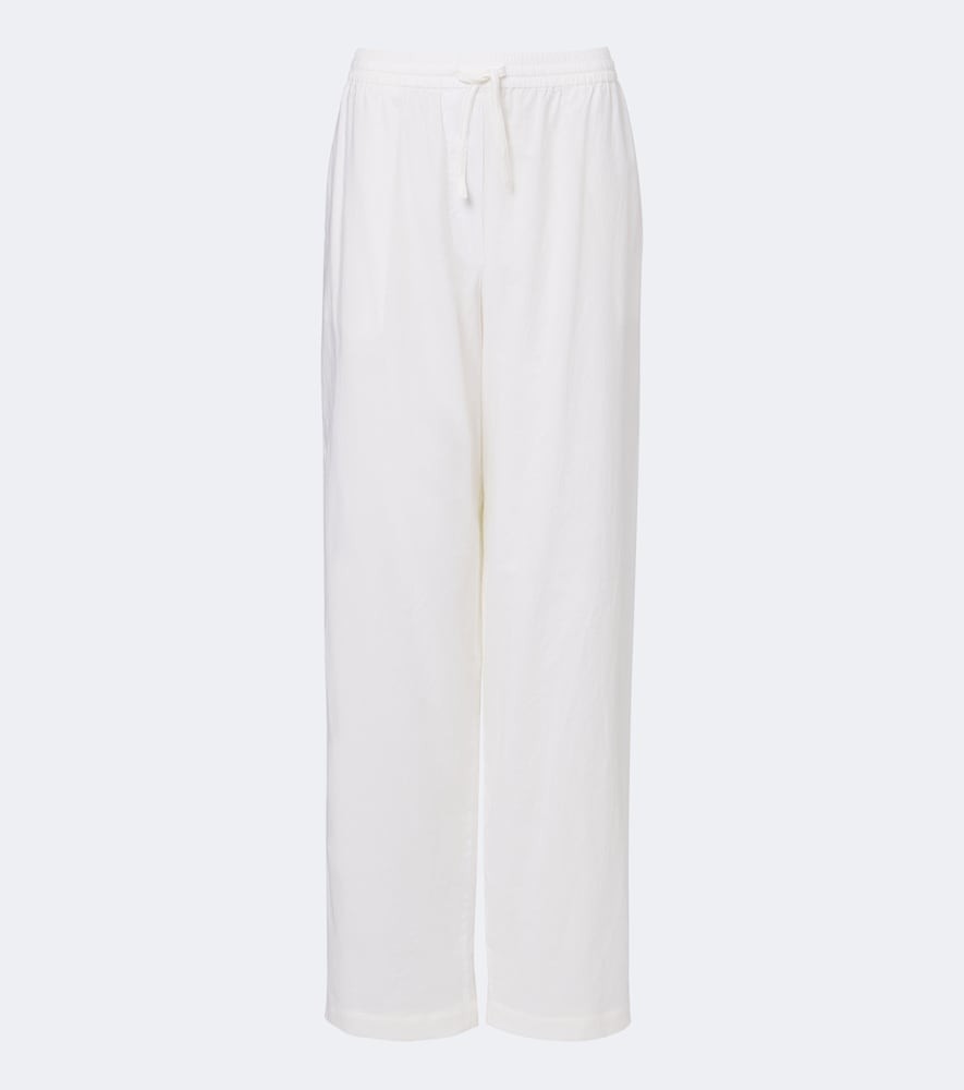 The Row Kriza cotton poplin wide-leg pants