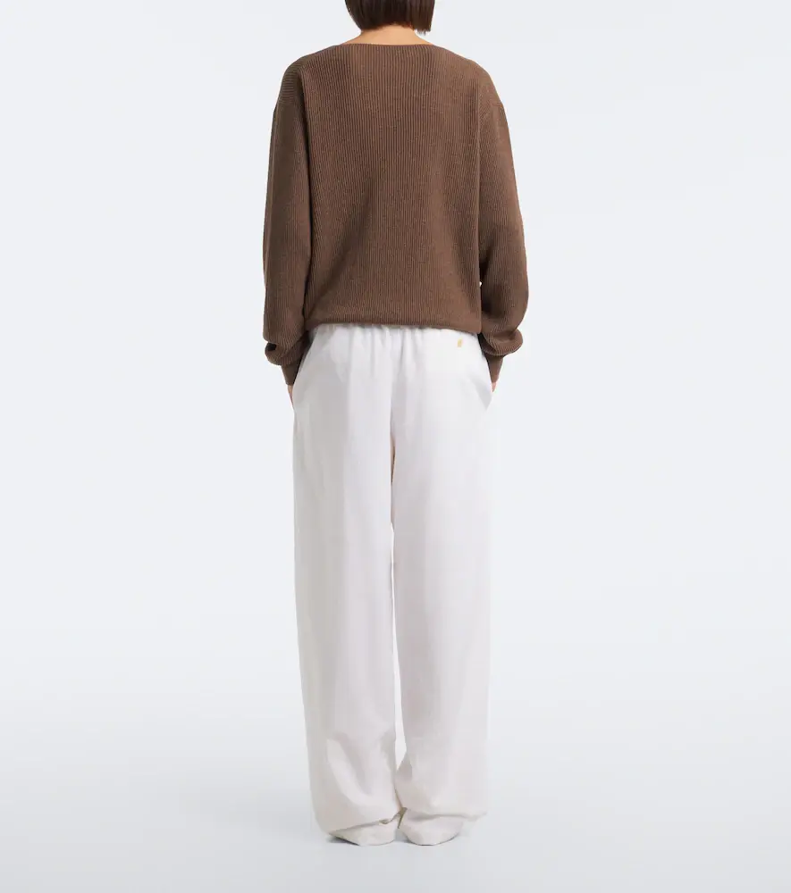 The Row Kriza cotton poplin wide-leg pants | Thumbnail 2