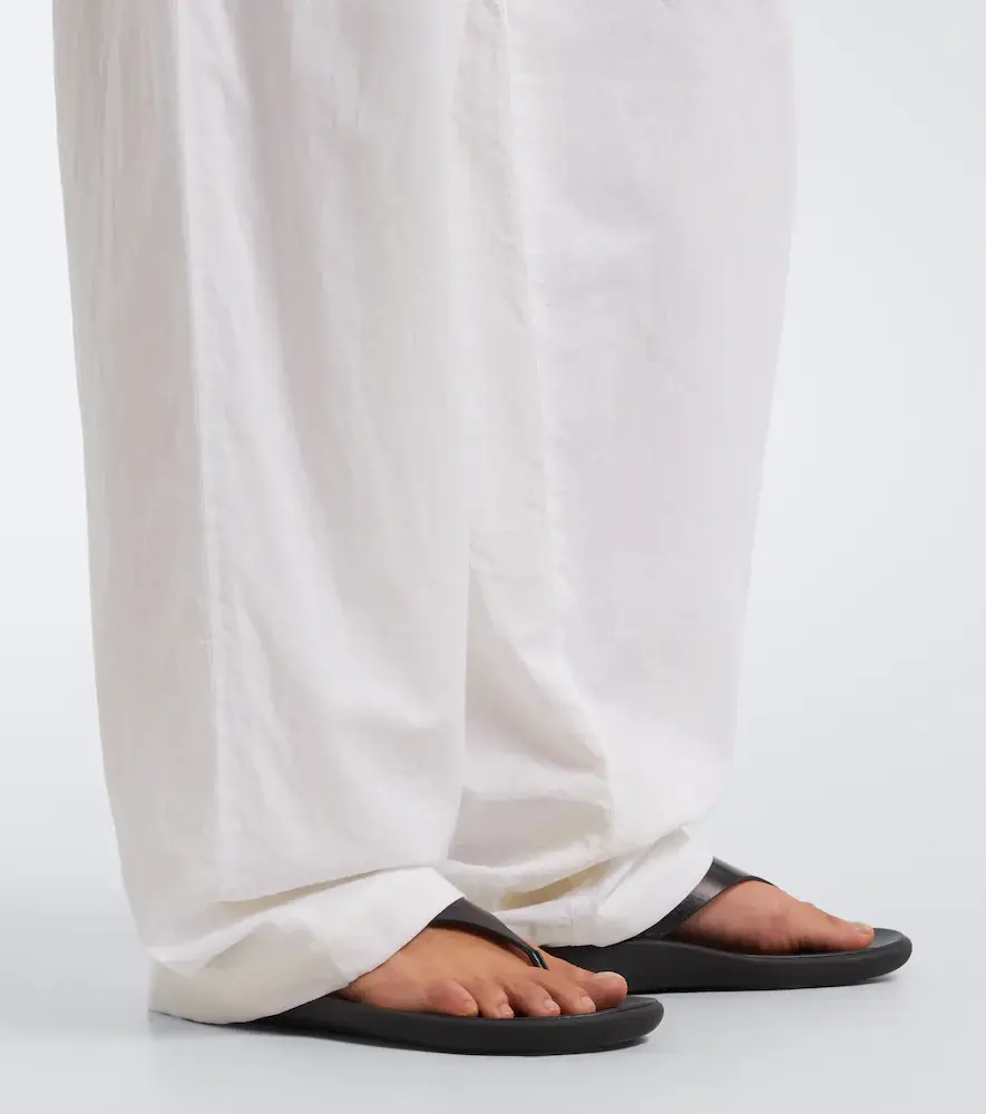 The Row Kriza cotton poplin wide-leg pants | Thumbnail 4