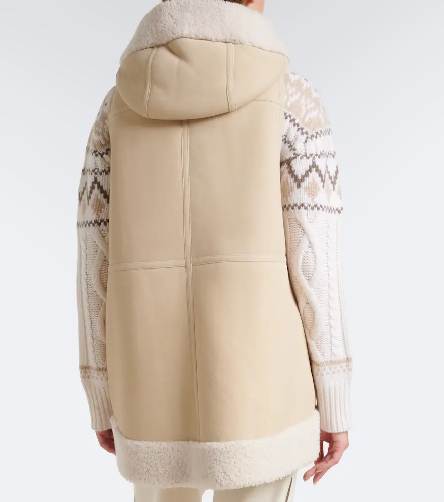 Bogner Lonal shearling-trimmed suede ski vest | Thumbnail 2 Bogner Lonal shearling-trimmed suede ski vest | Thumbnail 2