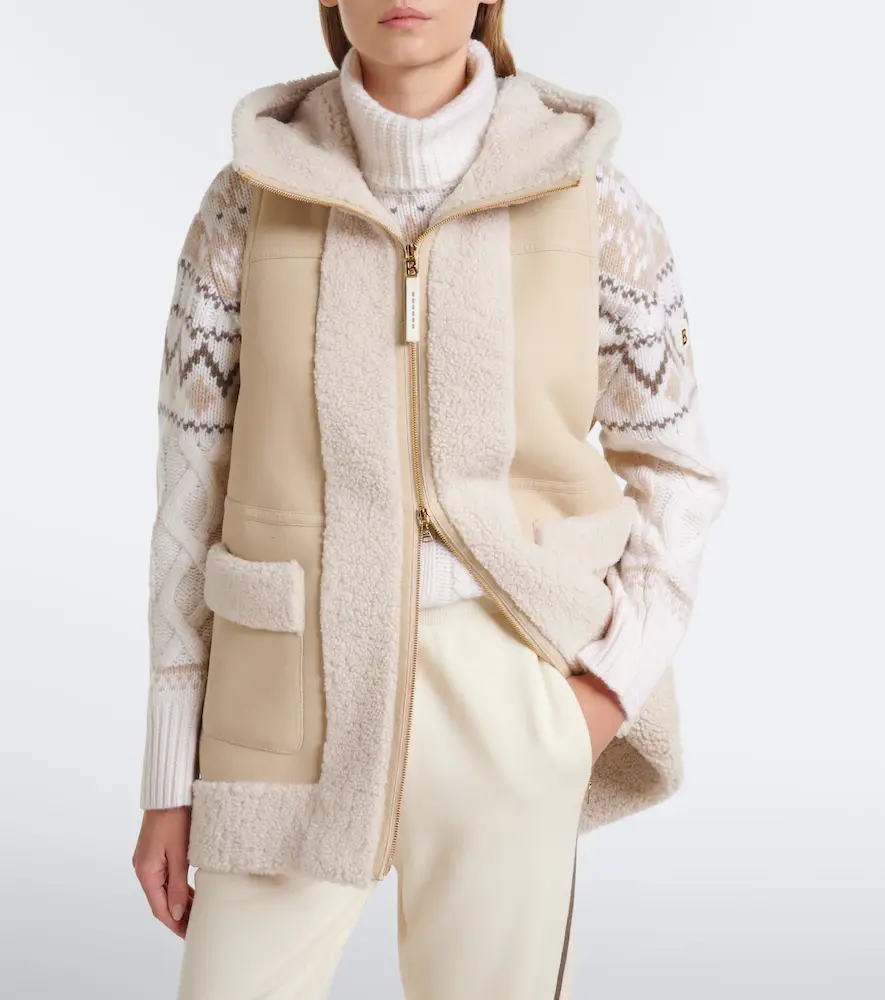 Bogner Lonal shearling-trimmed suede ski vest | Thumbnail 4 Bogner Lonal shearling-trimmed suede ski vest | Thumbnail 4