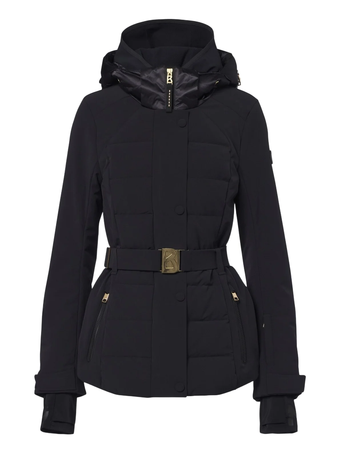Elva hooded belted ski jacket Elva hooded belted ski jacket