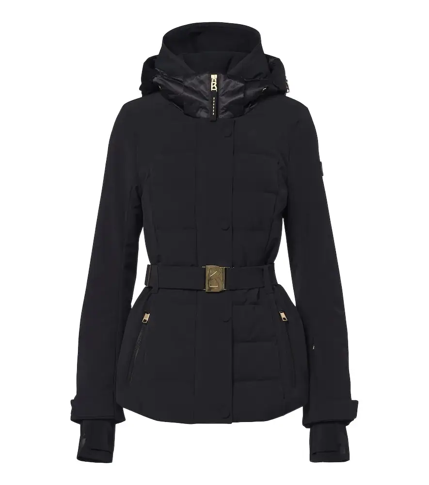 Elva hooded belted ski jacket Elva hooded belted ski jacket