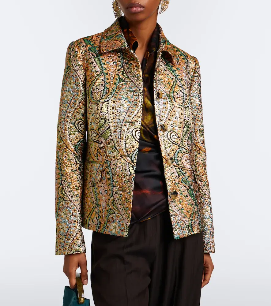 Dries Van Noten Paisley jacquard jacket | Thumbnail 3 Dries Van Noten Paisley jacquard jacket | Thumbnail 3