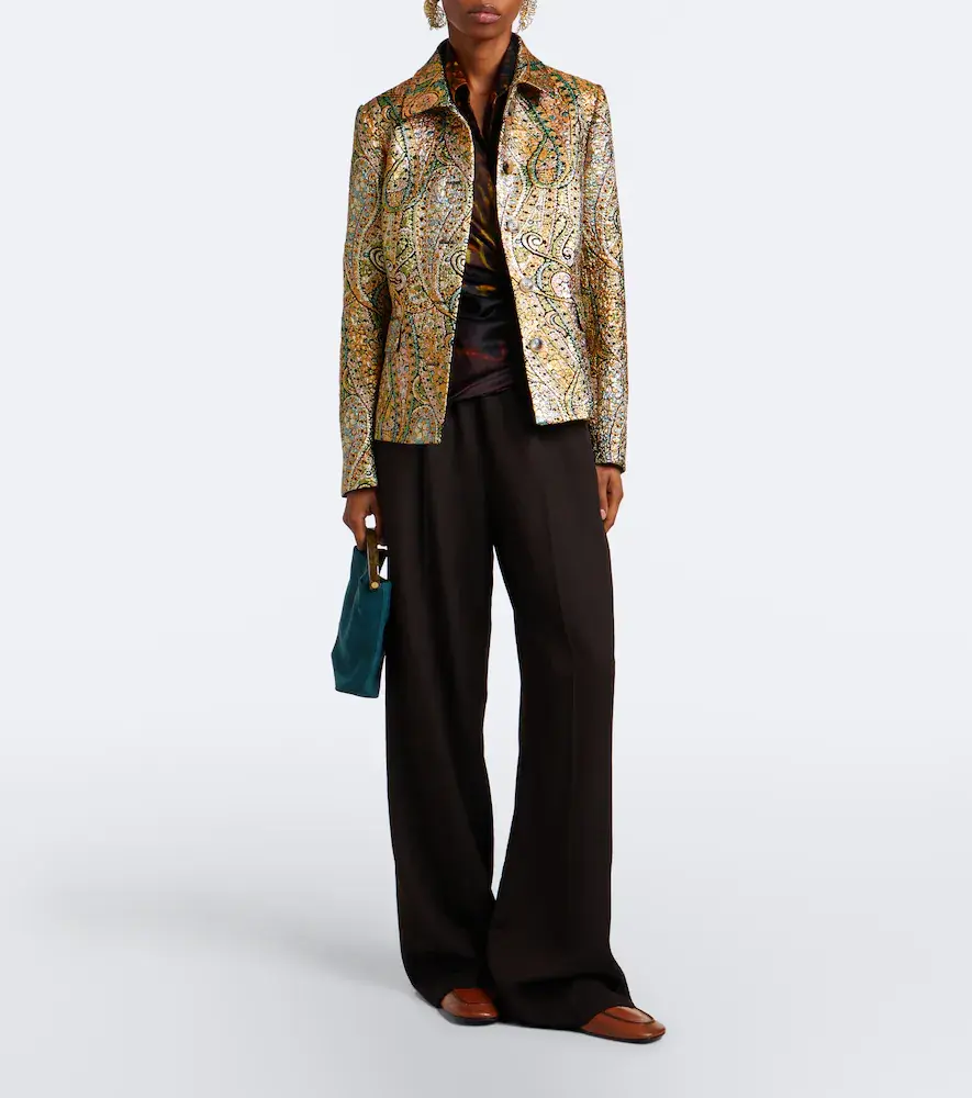 Dries Van Noten Paisley jacquard jacket | Thumbnail 4 Dries Van Noten Paisley jacquard jacket | Thumbnail 4