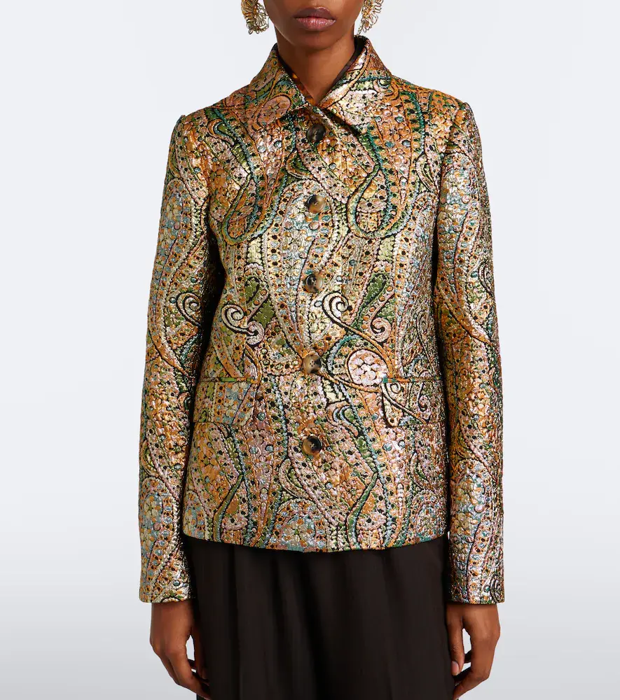 Dries Van Noten Paisley jacquard jacket | Thumbnail 7 Dries Van Noten Paisley jacquard jacket | Thumbnail 7