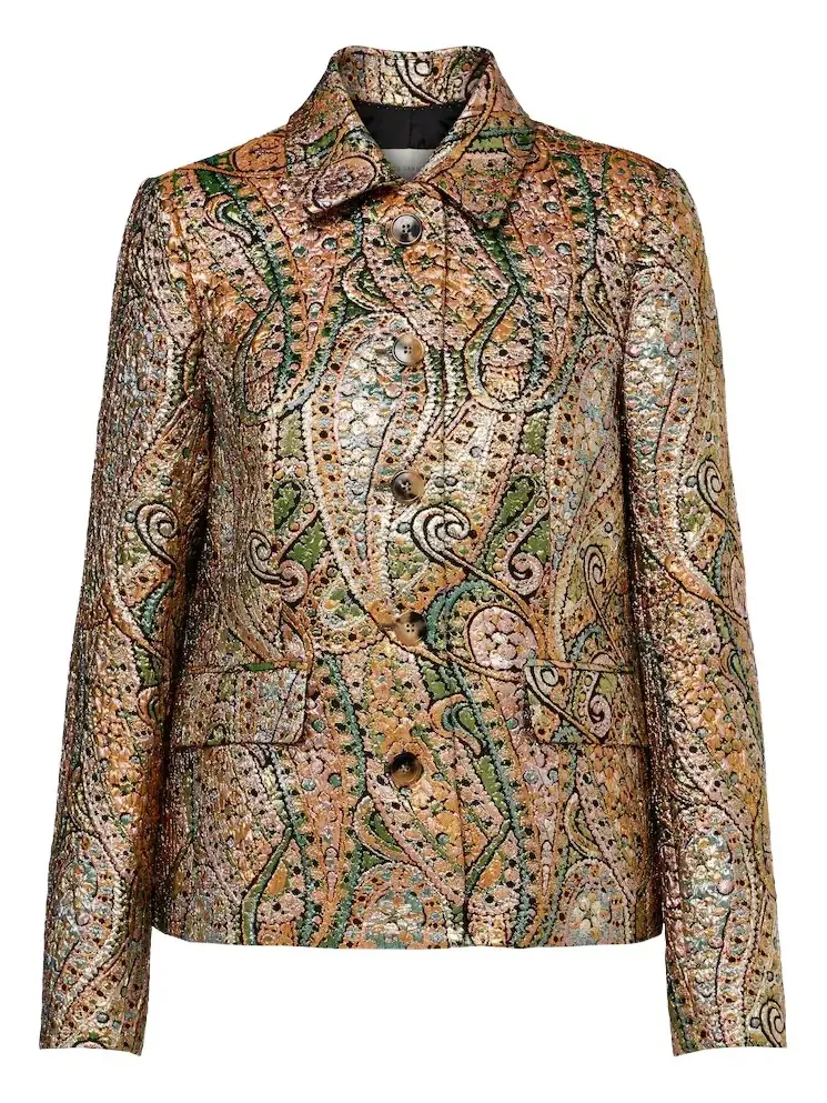 Dries Van Noten Paisley jacquard jacket