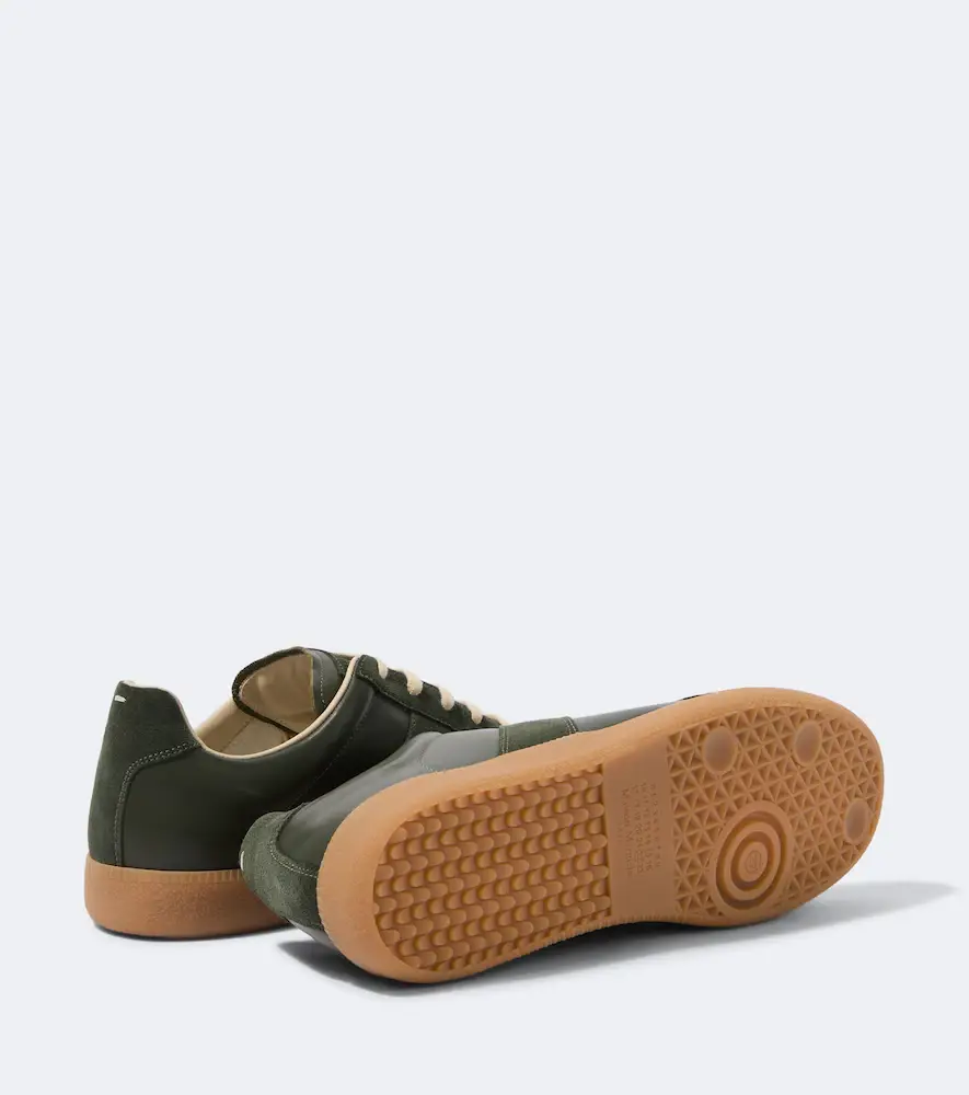 Maison Margiela Replica leather and suede sneakers | Thumbnail 2