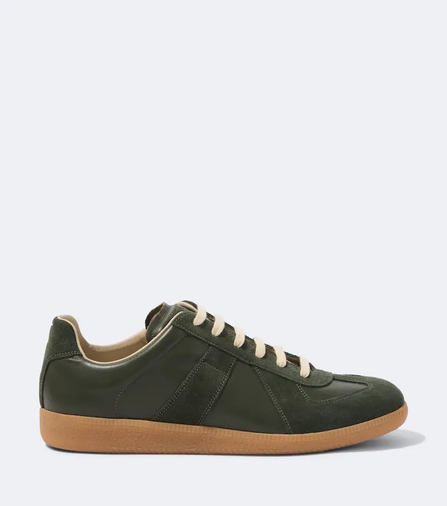 Maison Margiela Replica leather and suede sneakers | Thumbnail 5