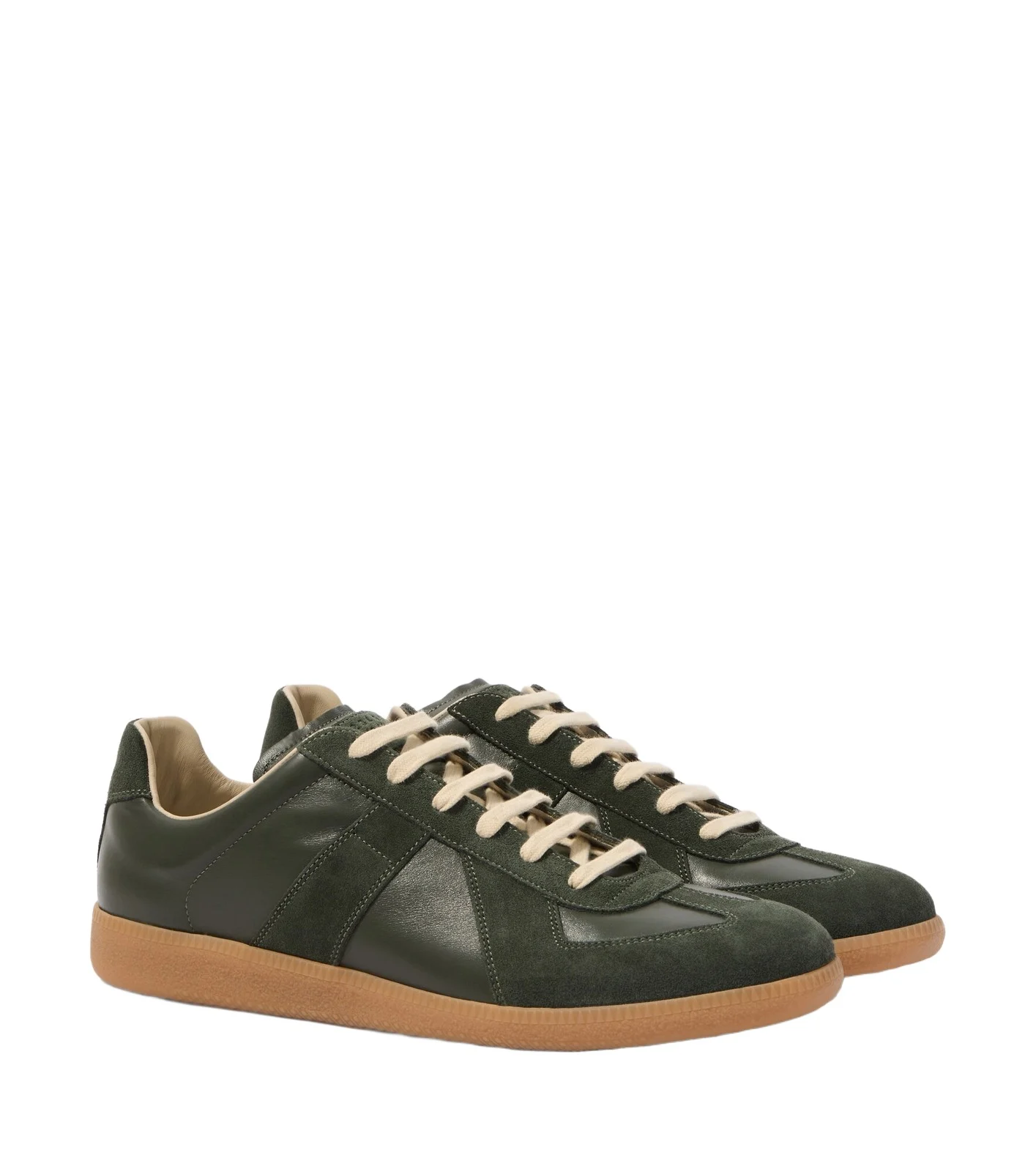 Replica leather and suede sneakers Replica leather and suede sneakers