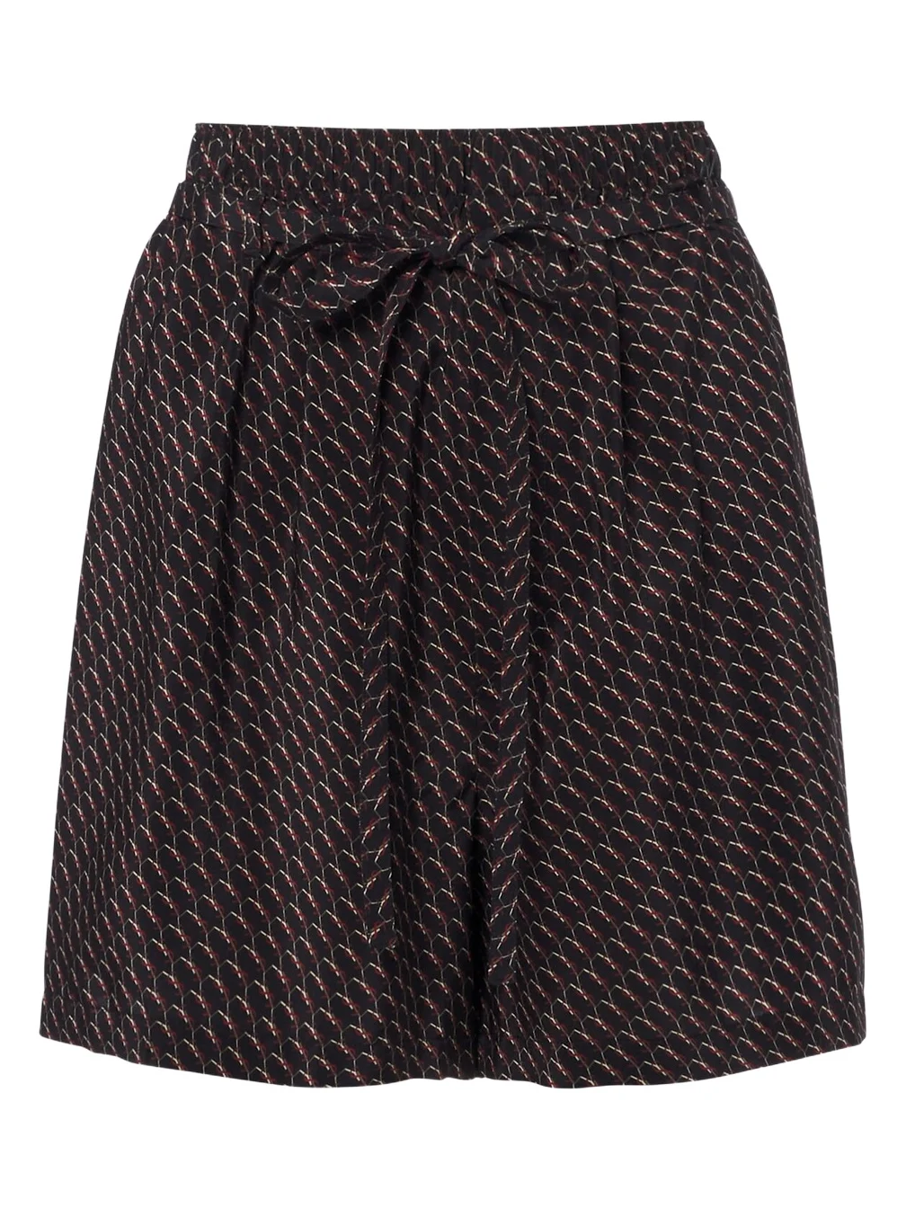 Saint Laurent Cassandre printed silk shorts