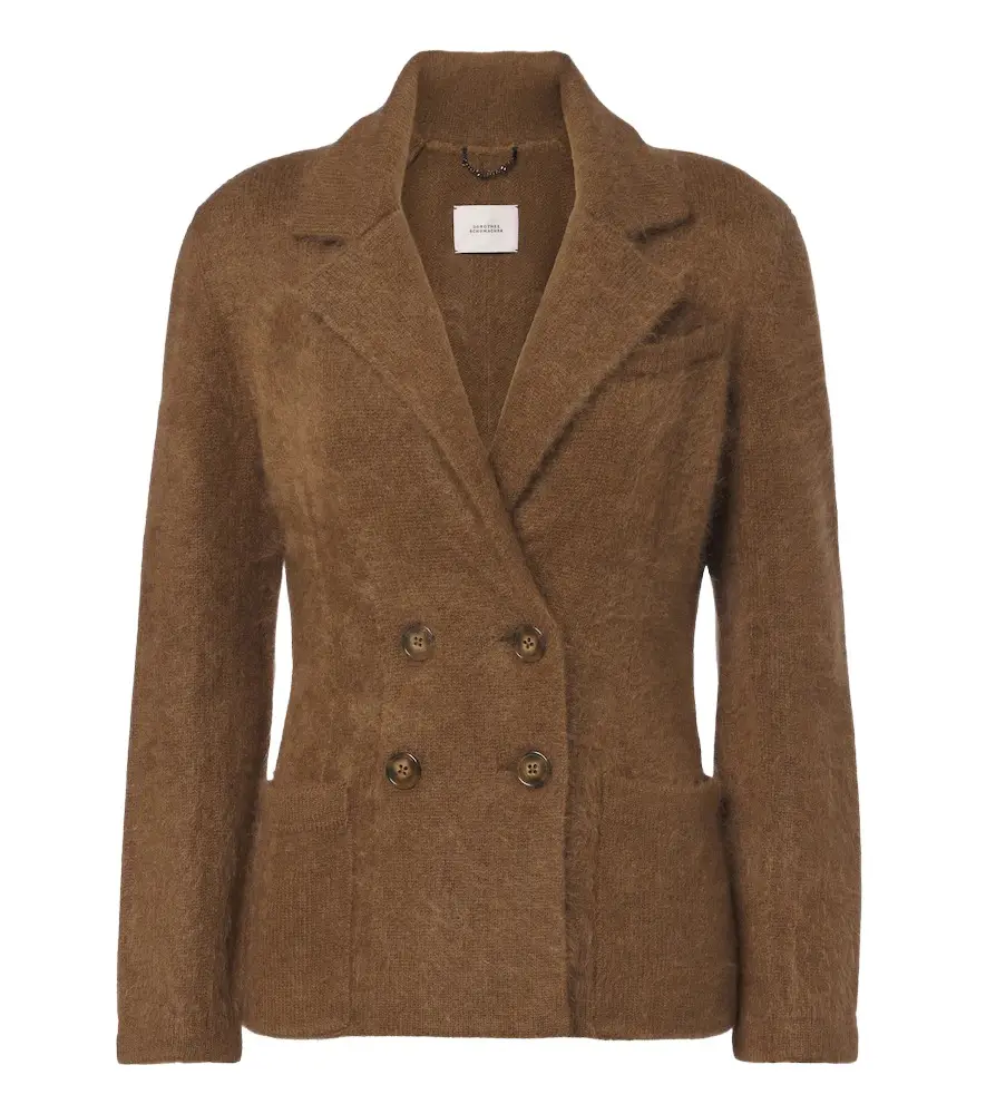 Dorothee Schumacher Fluffy Statements wool-blend blazer