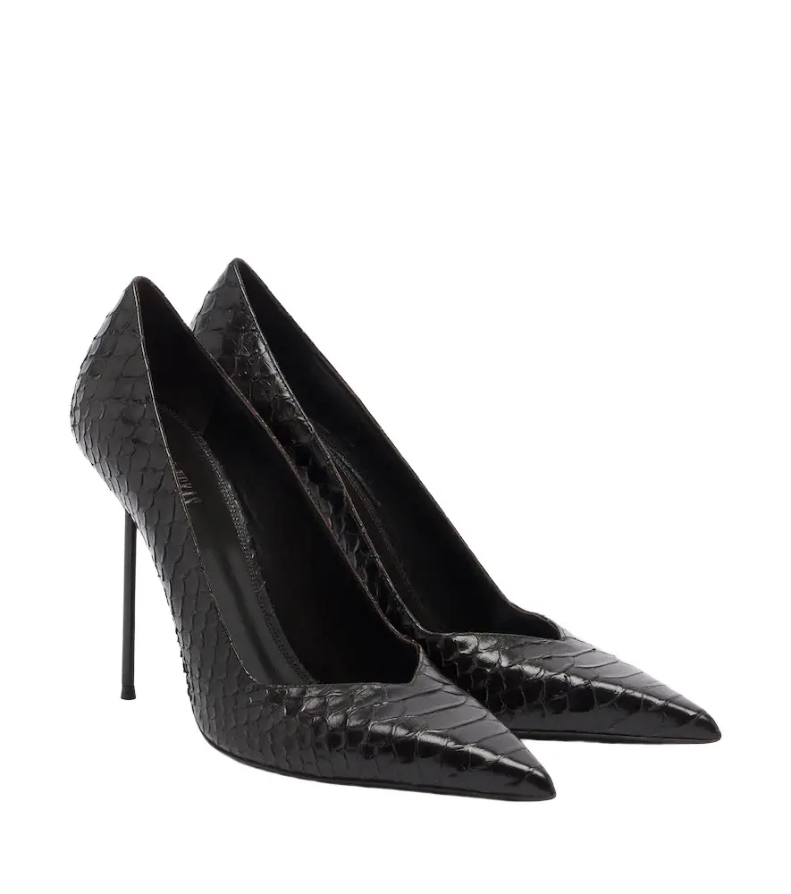 Paris Texas Lidia croc-effect leather pumps