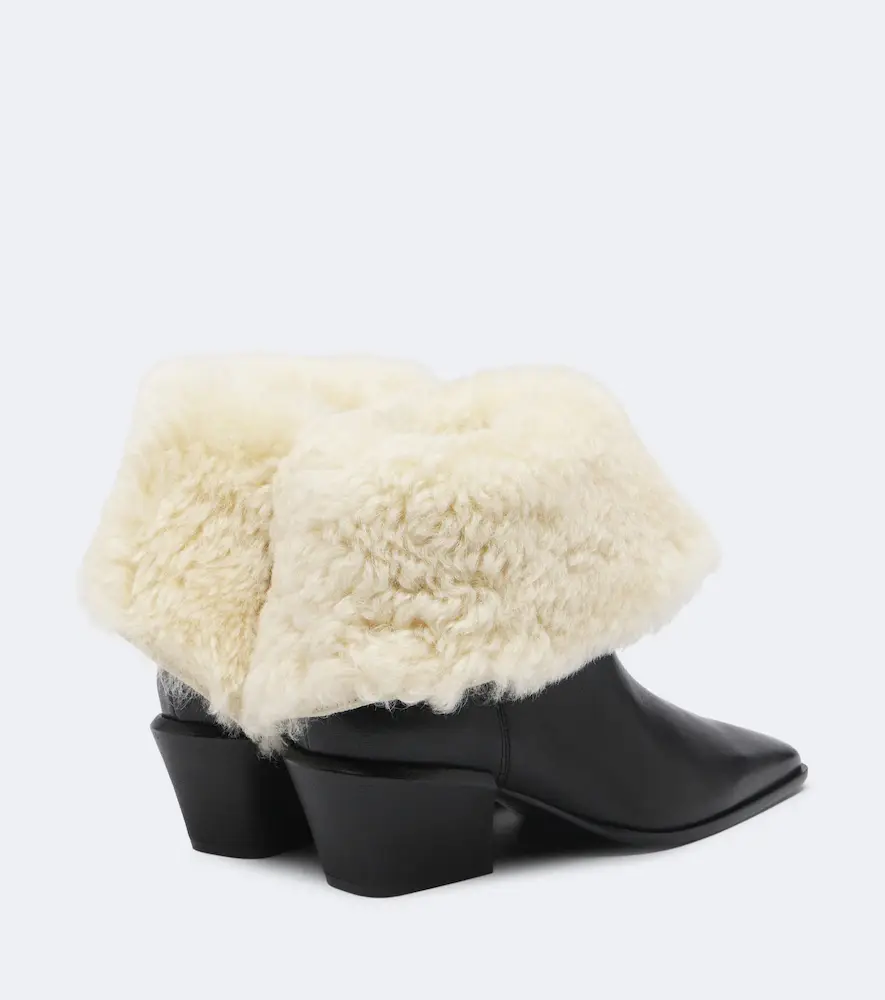 Paris Texas Bettina shearling-lined leather ankle boots | Thumbnail 4 Paris Texas Bettina shearling-lined leather ankle boots | Thumbnail 4