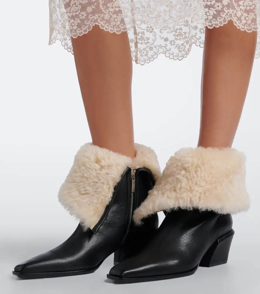 Paris Texas Bettina shearling-lined leather ankle boots | Thumbnail 6 Paris Texas Bettina shearling-lined leather ankle boots | Thumbnail 6