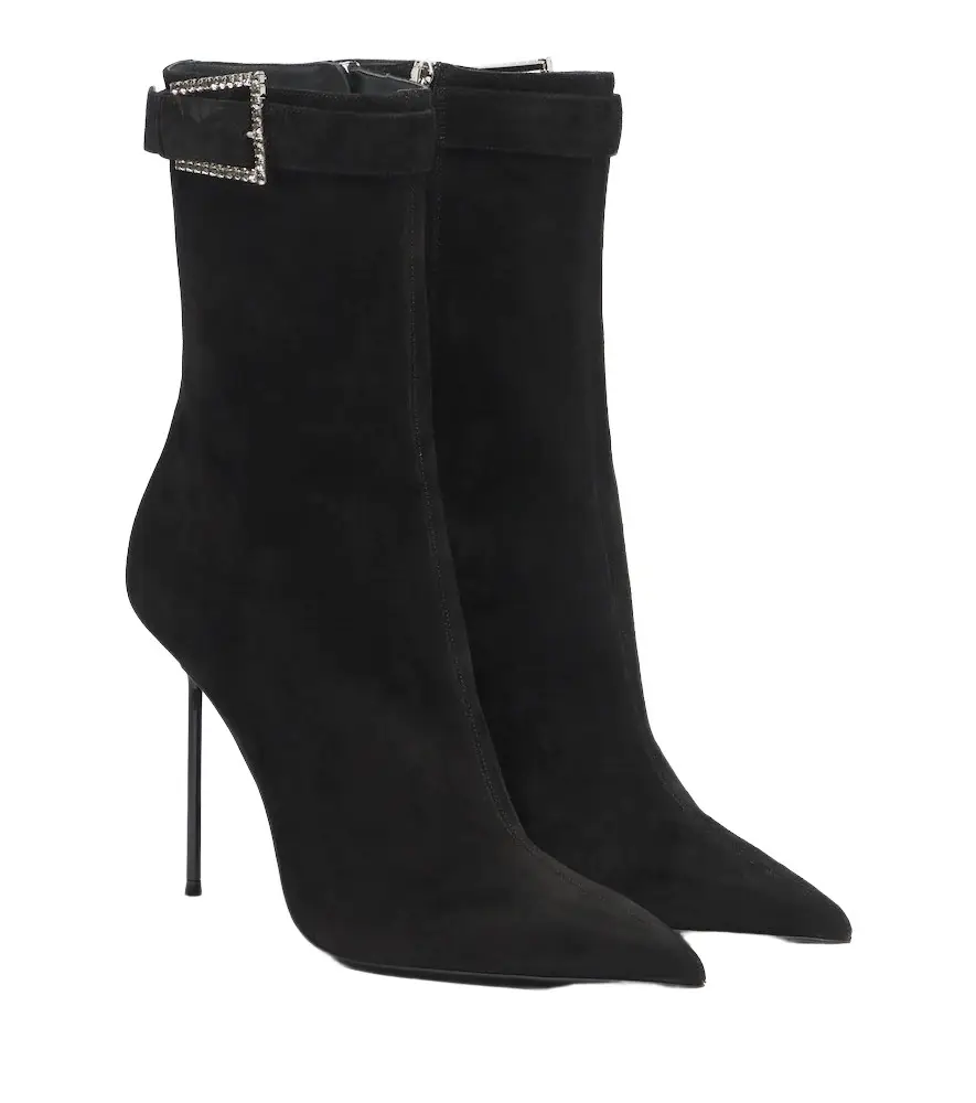 Lidia embellished suede ankle boots Lidia embellished suede ankle boots
