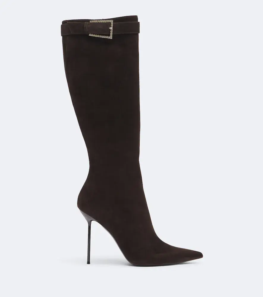 Paris Texas Lidia embellished suede knee-high boots | Thumbnail 4 Paris Texas Lidia embellished suede knee-high boots | Thumbnail 4