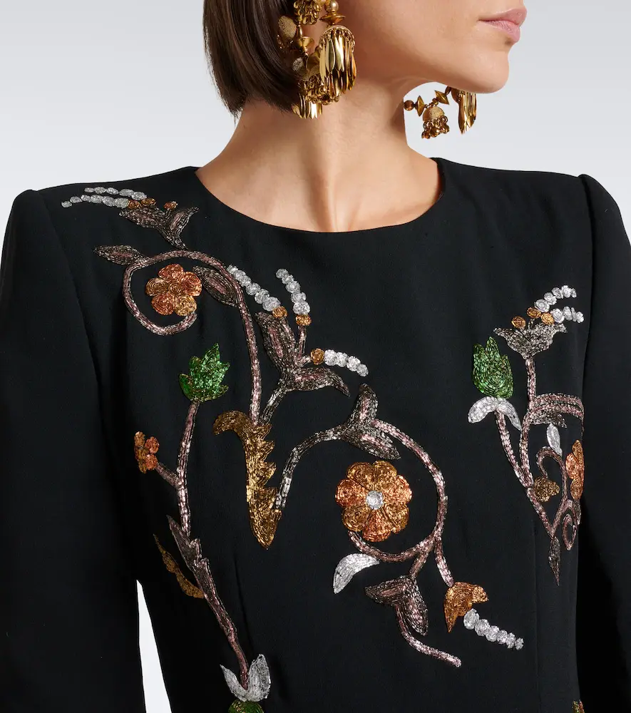 Dries Van Noten Floral embellished gown | Thumbnail 6 Dries Van Noten Floral embellished gown | Thumbnail 6