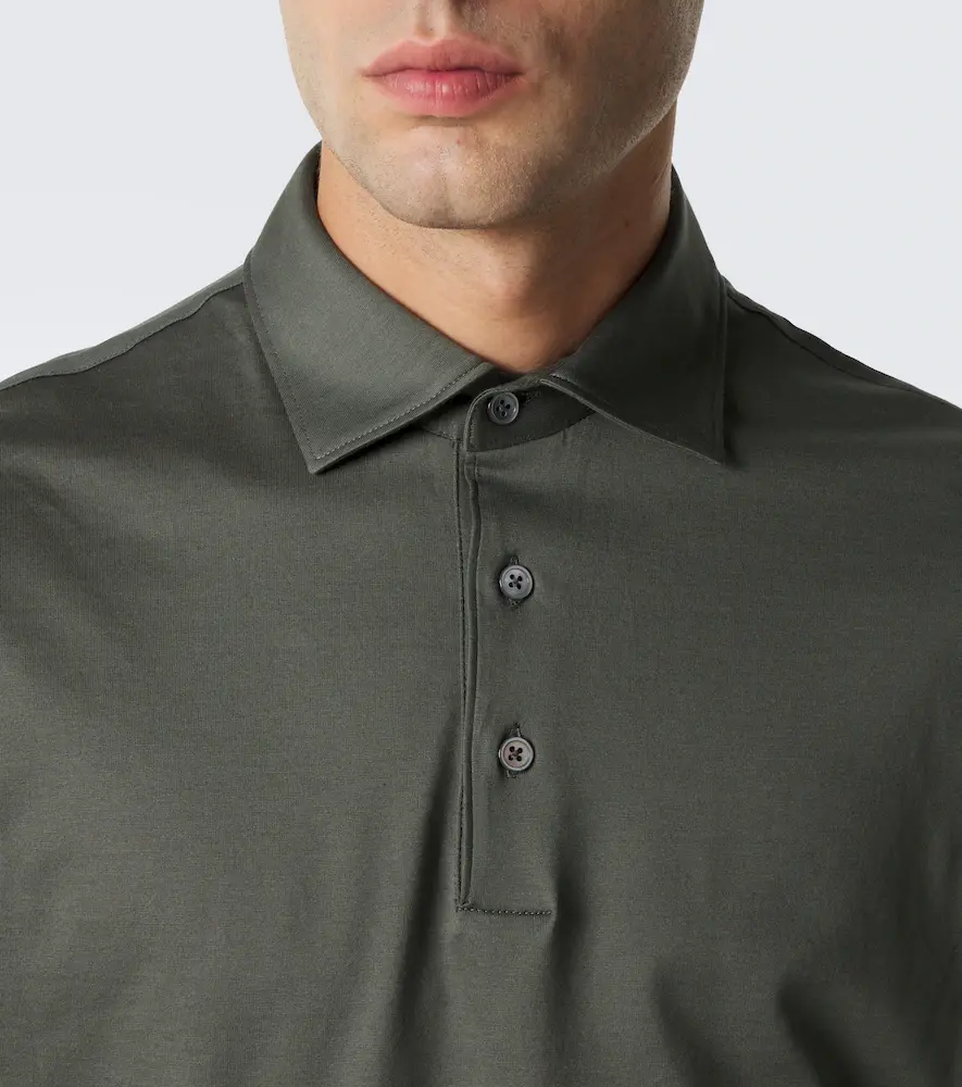 Thom Sweeney Cotton jersey polo shirt | Thumbnail 2 Thom Sweeney Cotton jersey polo shirt | Thumbnail 2