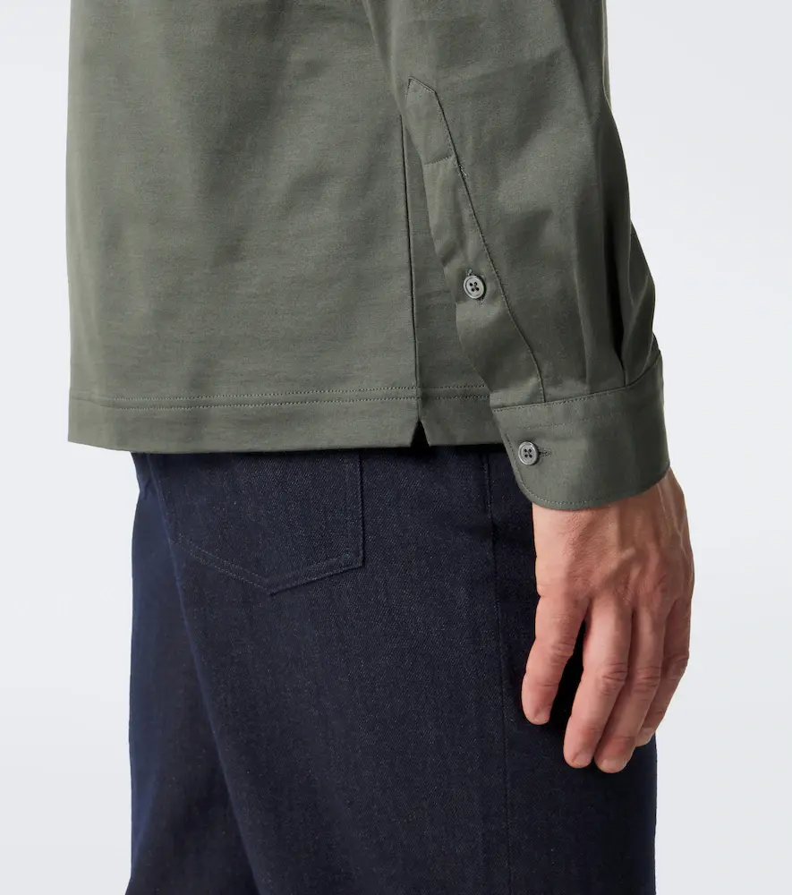 Thom Sweeney Cotton jersey polo shirt | Thumbnail 3 Thom Sweeney Cotton jersey polo shirt | Thumbnail 3