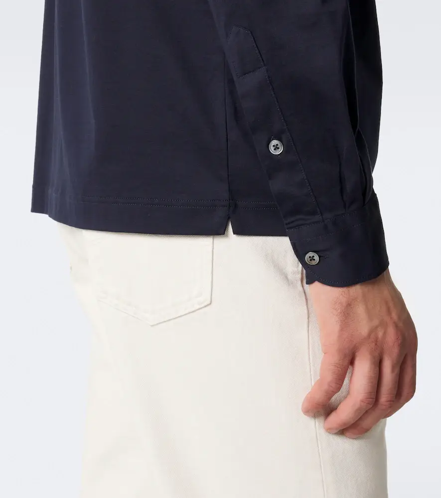 Thom Sweeney Cotton jersey polo shirt | Thumbnail 3 Thom Sweeney Cotton jersey polo shirt | Thumbnail 3
