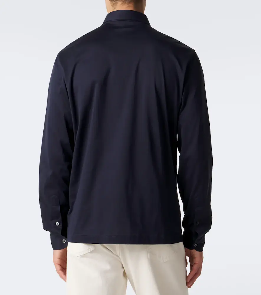 Thom Sweeney Cotton jersey polo shirt | Thumbnail 5 Thom Sweeney Cotton jersey polo shirt | Thumbnail 5