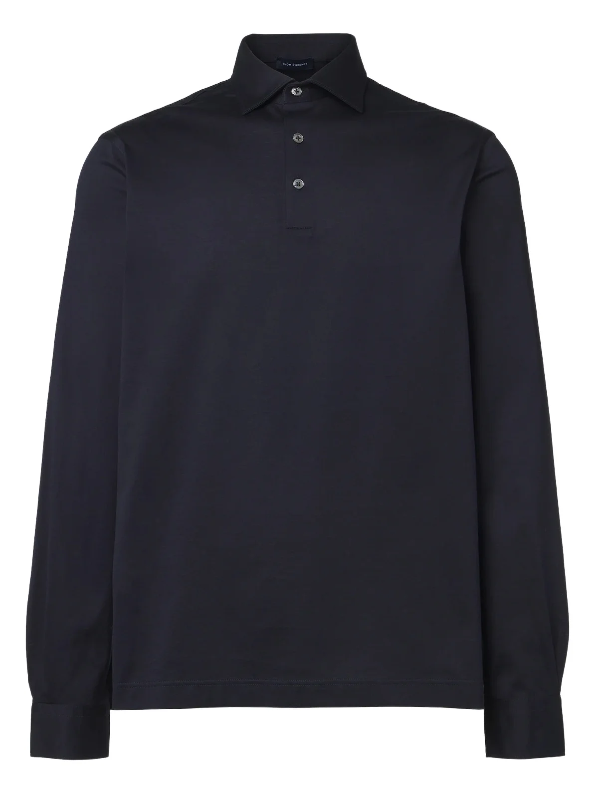 Thom Sweeney Cotton jersey polo shirt
