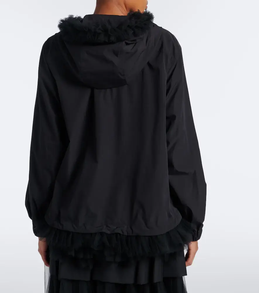NOIR KEI NINOMIYA Tulle-trimmed technical jacket | Thumbnail 2 NOIR KEI NINOMIYA Tulle-trimmed technical jacket | Thumbnail 2