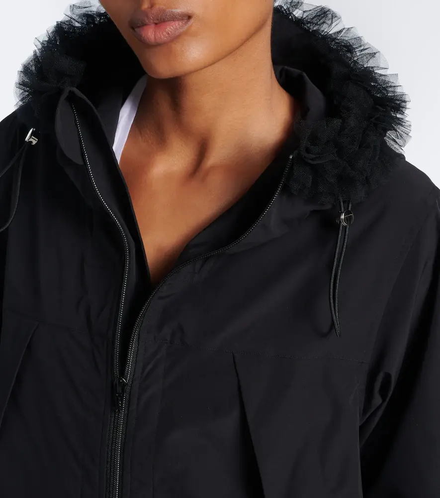 NOIR KEI NINOMIYA Tulle-trimmed technical jacket | Thumbnail 4 NOIR KEI NINOMIYA Tulle-trimmed technical jacket | Thumbnail 4
