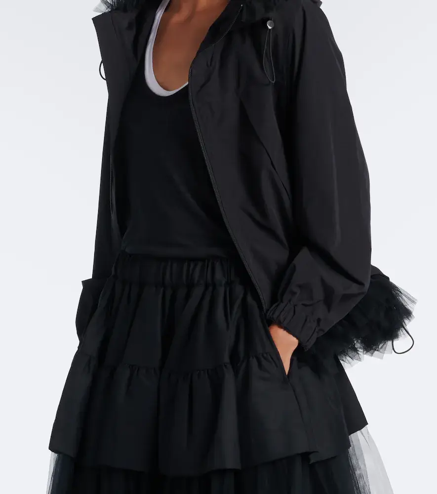 NOIR KEI NINOMIYA Tulle-trimmed technical jacket | Thumbnail 6 NOIR KEI NINOMIYA Tulle-trimmed technical jacket | Thumbnail 6