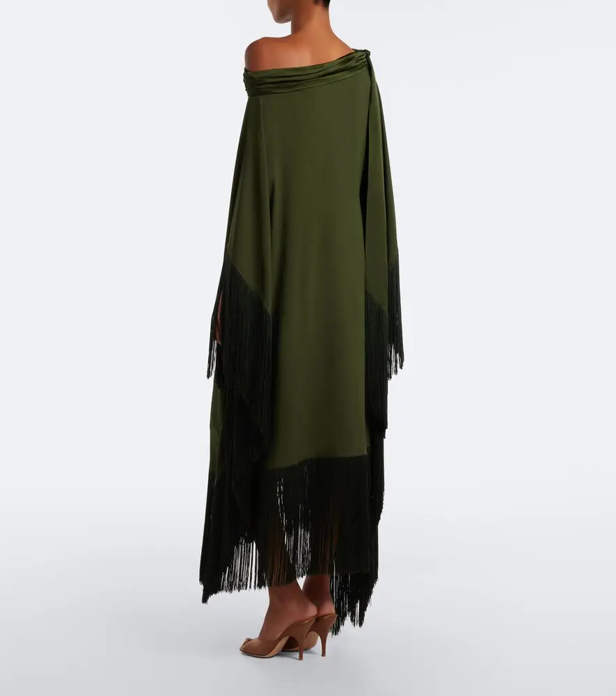 Taller Marmo Maar scarf-detail crêpe cady kaftan | Thumbnail 2