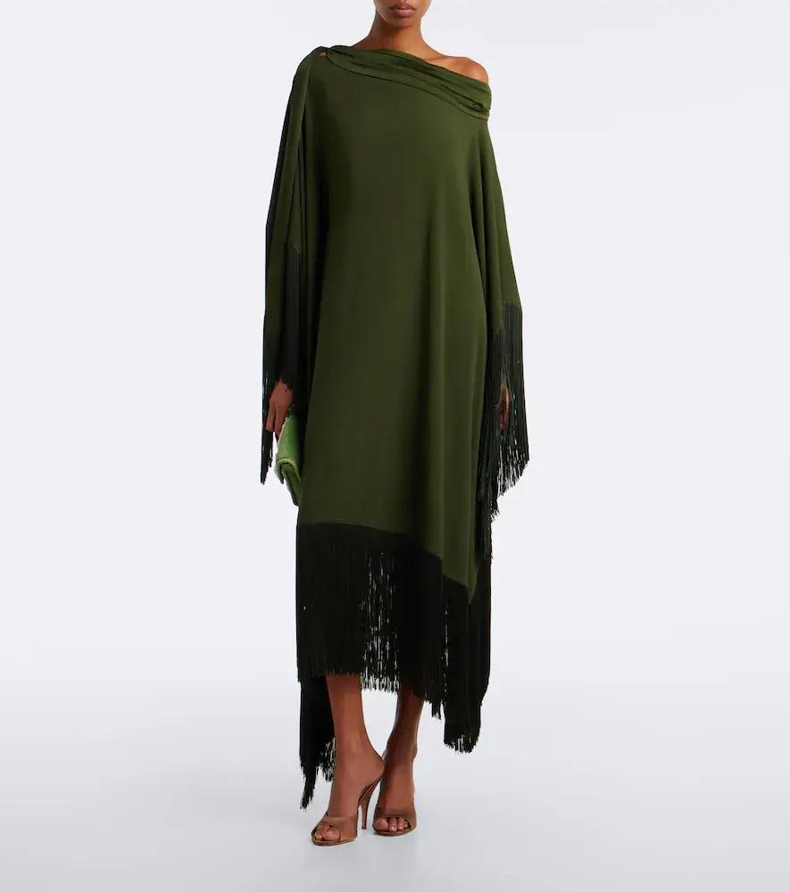Taller Marmo Maar scarf-detail crêpe cady kaftan | Thumbnail 4