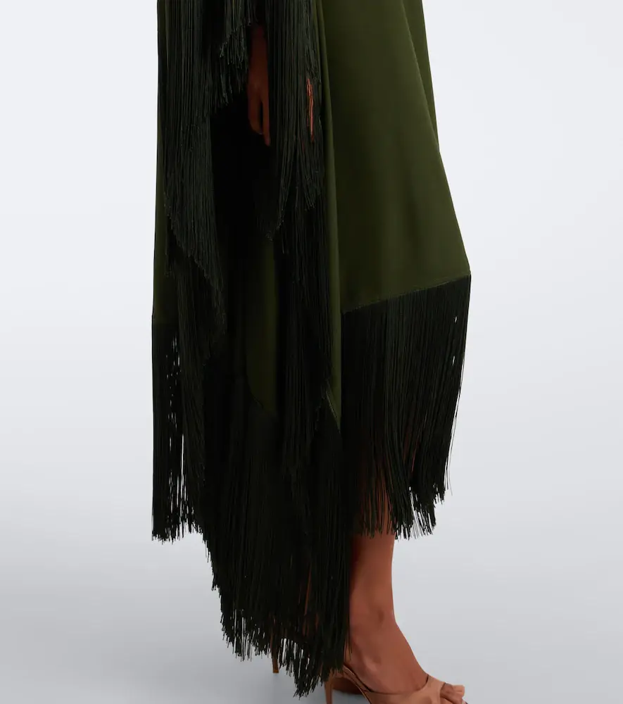 Taller Marmo Maar scarf-detail crêpe cady kaftan | Thumbnail 5