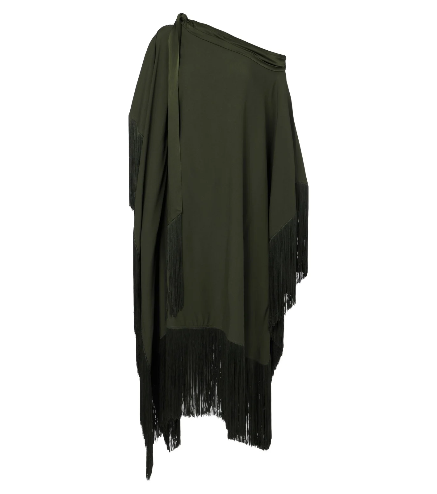 Maar scarf-detail crêpe cady kaftan Maar scarf-detail crêpe cady kaftan