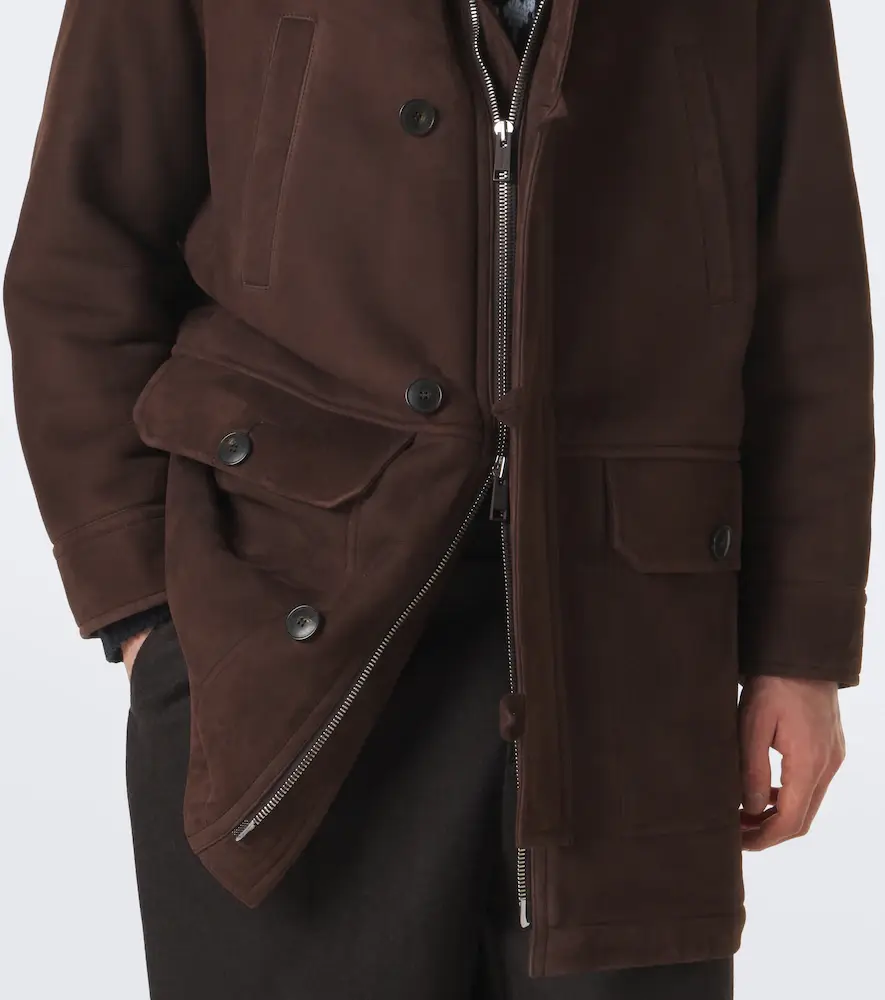 Yves Salomon Shearling-lined suede parka | Thumbnail 4 Yves Salomon Shearling-lined suede parka | Thumbnail 4