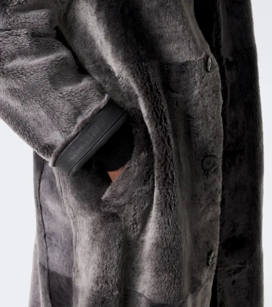 Yves Salomon Shearling coat | Thumbnail 4 Yves Salomon Shearling coat | Thumbnail 4