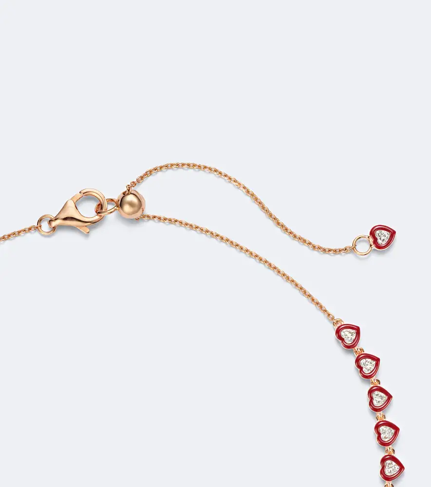 Kamyen Candy Crush 18kt rose gold and enamel necklace with diamonds | Thumbnail 3 Kamyen Candy Crush 18kt rose gold and enamel necklace with diamonds | Thumbnail 3