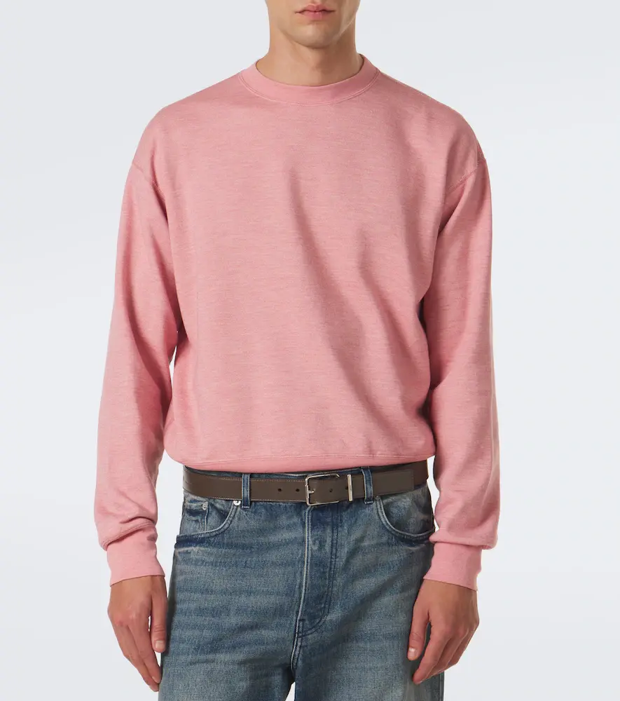 Auralee Cotton, wool, and silk sweatshirt | Thumbnail 2 Auralee Cotton, wool, and silk sweatshirt | Thumbnail 2