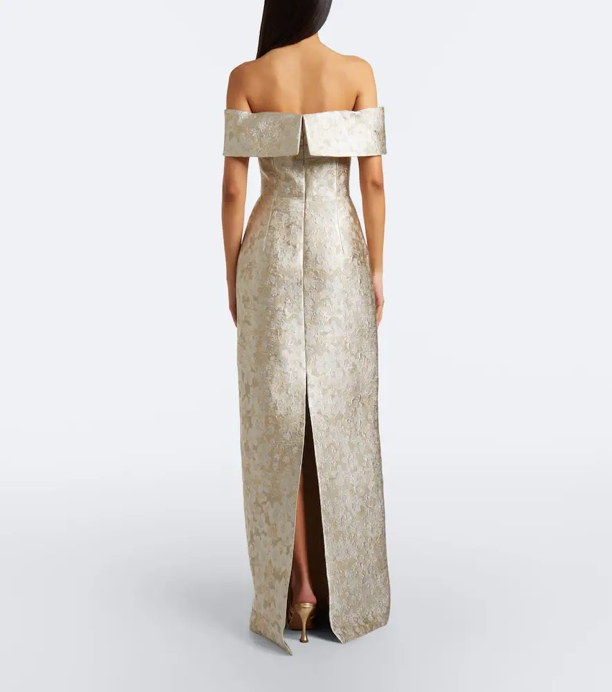 Markarian Clover floral brocade bustier gown | Thumbnail 2 Markarian Clover floral brocade bustier gown | Thumbnail 2