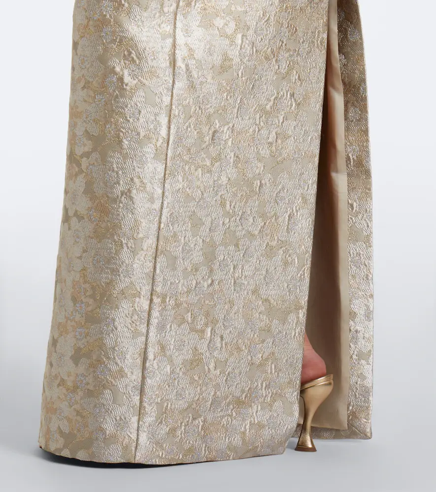 Markarian Clover floral brocade bustier gown | Thumbnail 4 Markarian Clover floral brocade bustier gown | Thumbnail 4