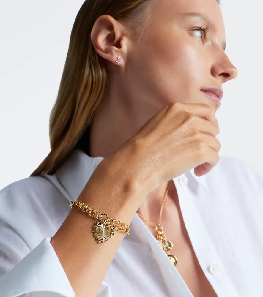 Foundrae True Love 18kt gold bracelet with diamond | Thumbnail 3 Foundrae True Love 18kt gold bracelet with diamond | Thumbnail 3