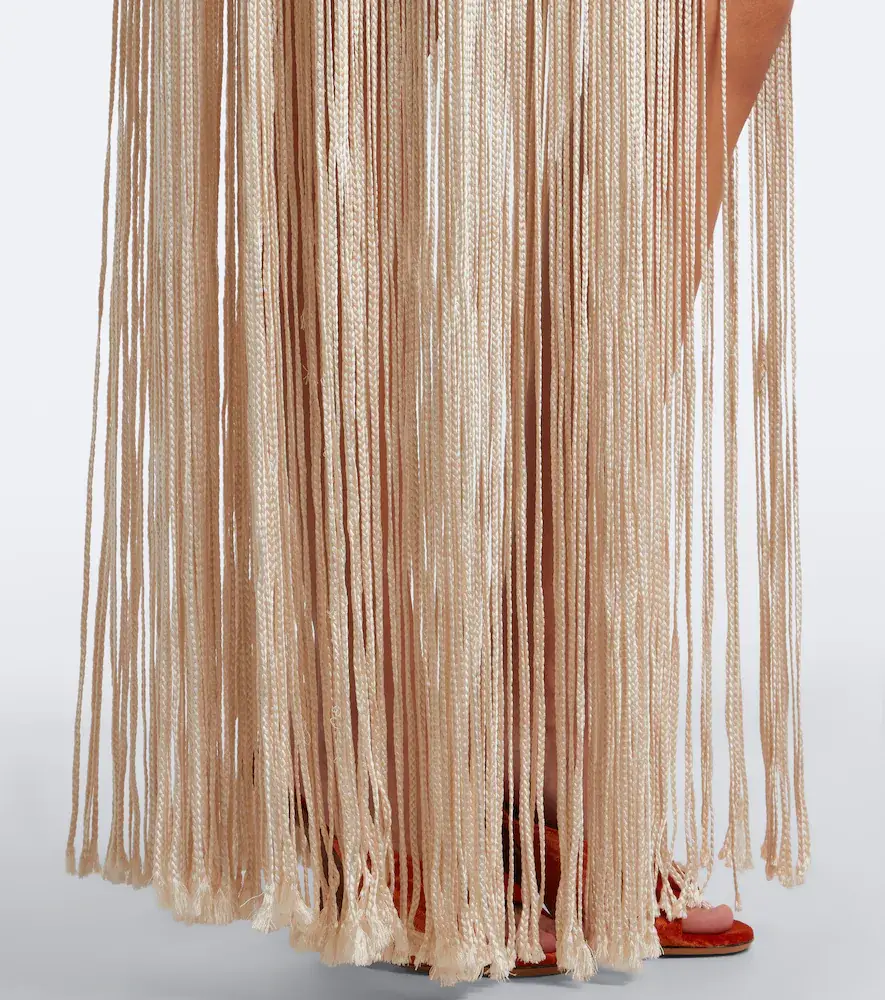 Xu Zhi Braided embellished fringed miniskirt | Thumbnail 6 Xu Zhi Braided embellished fringed miniskirt | Thumbnail 6