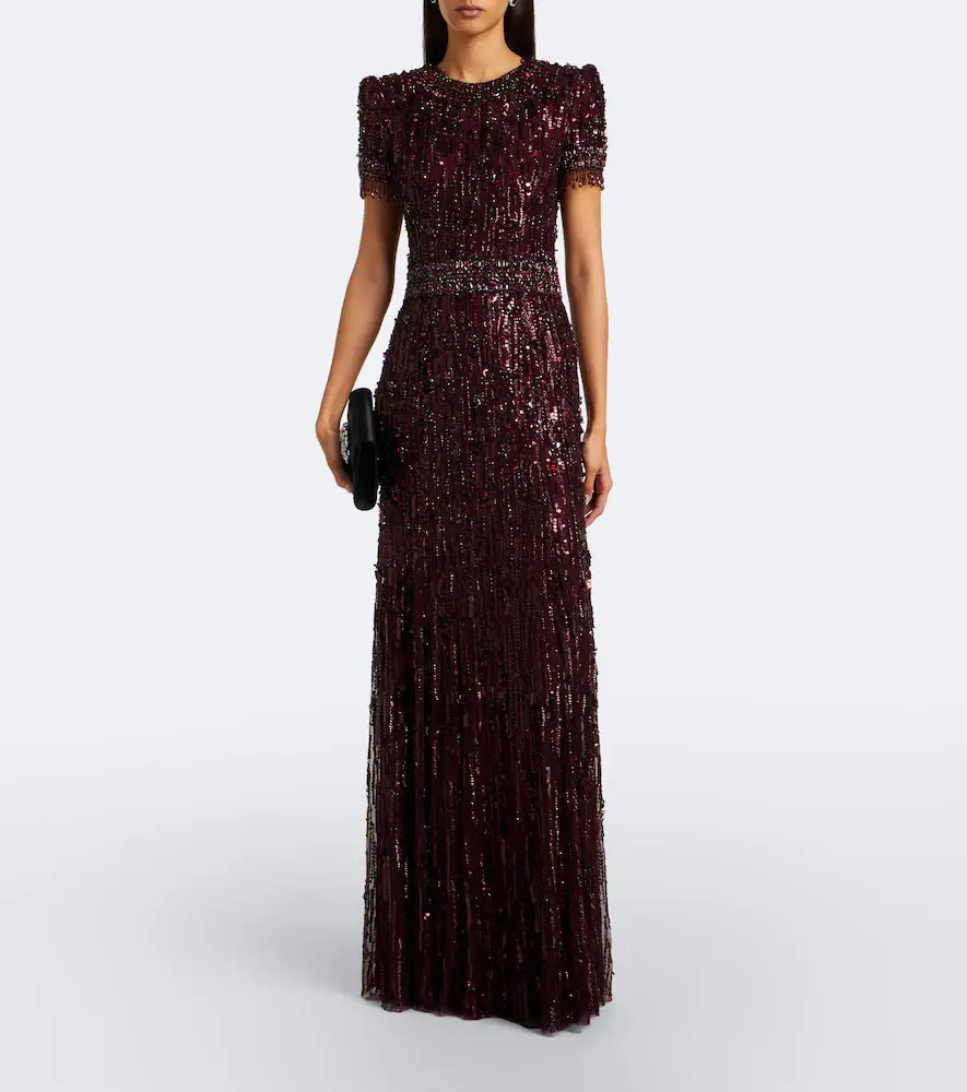 Jenny Packham Roxy sequined gown | Thumbnail 5