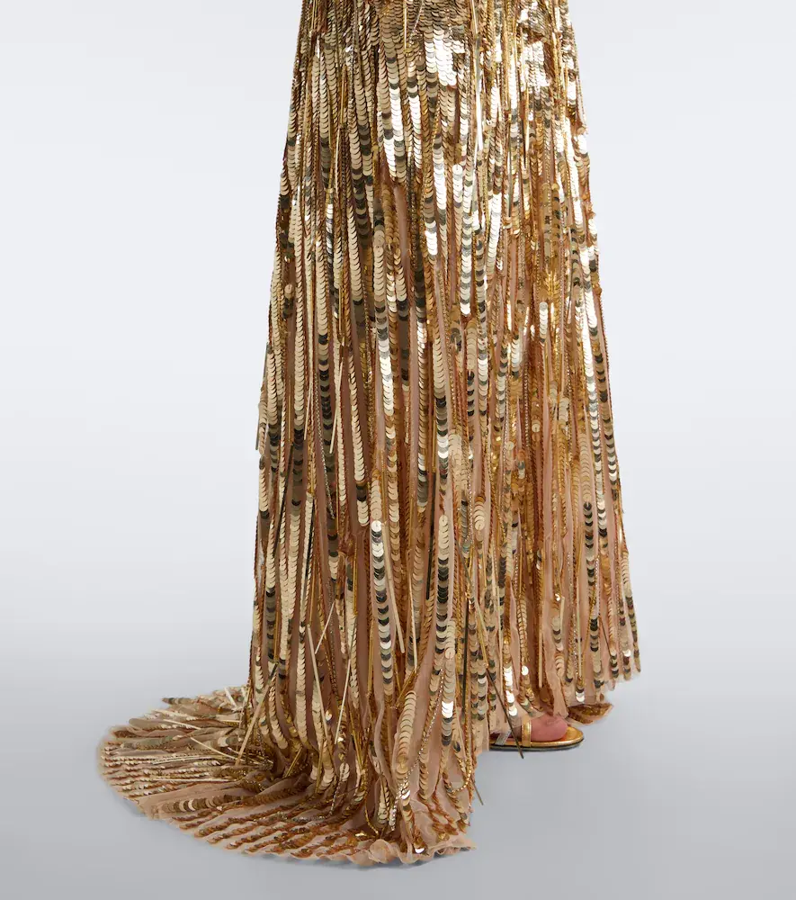 Jenny Packham Kimiko embellished halterneck gown | Thumbnail 3 Jenny Packham Kimiko embellished halterneck gown | Thumbnail 3